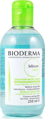 Bioderma Micellar Wasser Sebium Η2Ο für fettige Haut 250ml