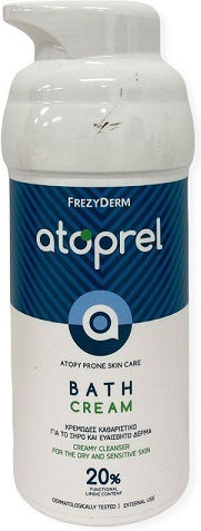 Frezyderm Atoprel Bath Cream Moisturizing Creamy Bubble Bath 300ml