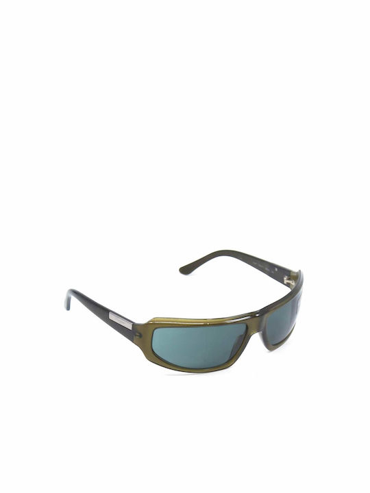 Salvatore Ferragamo 2101 Men's Sunglasses with Green Plastic Frame and Green Lens