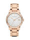 Burberry Watch Battery with Pink Gold Metal Bracelet