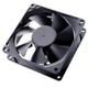 Akasa AK-181BK-S Case Fan 80mm (1800rpm / 22.79cfm) Χωρίς Led Φωτισμό και Σύνδεση 3-Pin