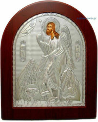 Silver Icon of Saint John the Baptist