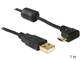 DeLock 83147 Winkel (90°) USB 2.0 auf Micro-USB-Kabel Schwarz 1m (83147) 1Stück