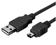 Tele USB 2.0 Kabel USB-A-Stecker - Mini-USB-B-Stecker Schwarz 2m