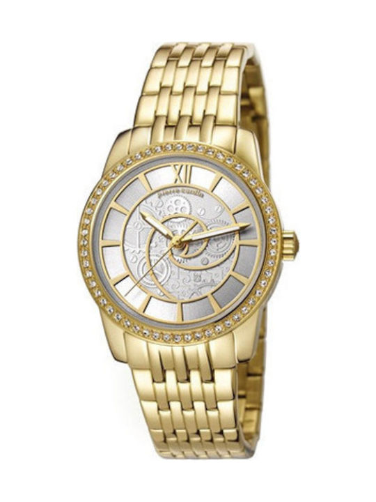 Pierre Cardin Uhr mit Gold Metallarmband PC106152F06