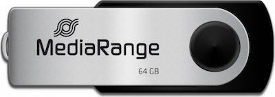MediaRange 64GB USB 2.0 Stick Ασημί