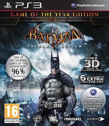 Batman: Arkham Asylum (Game of the Year Edition) Game of the Year Edition PS3 Game (Used)