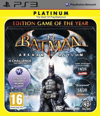 Batman: Arkham Asylum (Game of the Year Edition - Platinum) PS3