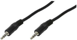 LogiLink 3.5mm Jack Cable 3.5mm Male - 3.5mm Male Black 0.2m CA1048 LogiLink 3.5mm Jack Cable 3.5mm Male - 3.5mm Male Black 0.2m CA1048