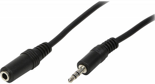 LogiLink 3.5mm Jack Cable 3.5mm Male - 3.5mm Female Black 10m CA1056
