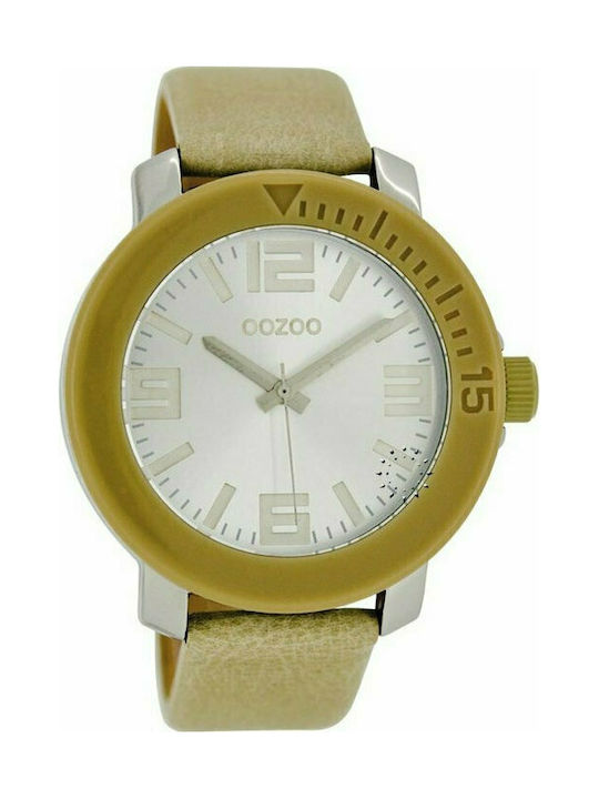 Oozoo Watch with Brown Leather Strap