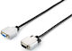 Equip Кабел VGA мъжки - VGA женски Черен 1.8м (118850)