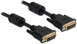 DeLock 83111 2m DVI-I male to DVI-I male Cable Black (83111)