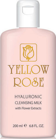 Yellow Rose Hyaluronic Cleansing Milk with Flower Extracts Γαλάκτωμα Καθαρισμού Προσώπου 200ml