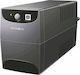 Bitmore U850 UPS Line-Interactive 850VA 100W με 2 Schuko Πρίζες