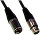 X-treme CR-675/1.5m Cable XLR Male - XLR Female Black 1.5m CR-675/1.5m