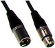 X-treme CR-675/3M XLR Cable XLR Male - XLR Female Black 3m