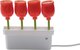 Gowireless Tulip USB 2.0 Hub 4 Porturi cu conexiune USB-A Alb