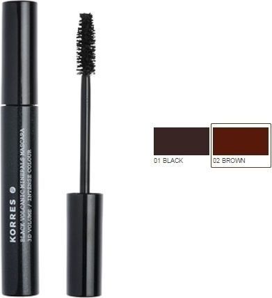 Black Volcanic Minerals 3D Mascara für Band Brown 8ml