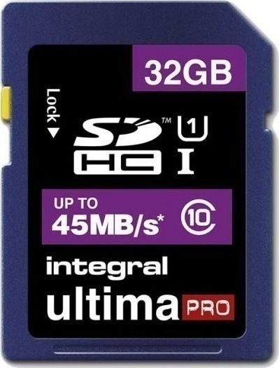 Integral UltimaPro SDHC 32GB U1 UHS-I με αντάπτορα