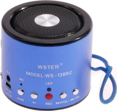 WS-138RC MP3 Player Blue