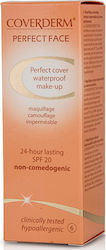 Coverderm Perfect Face Waterproof SPF20 Mov/alb...