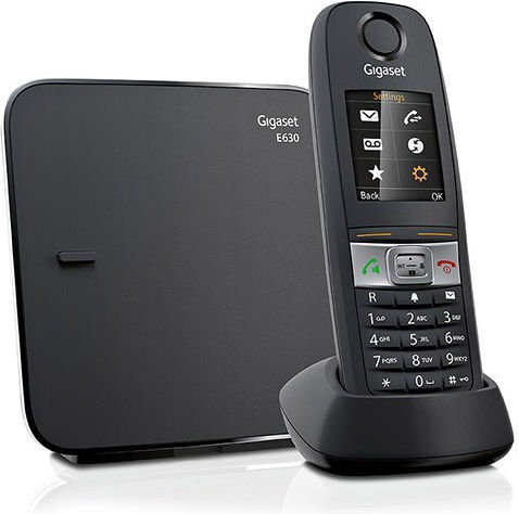 Gigaset E630 Cordless Phone with Speaker Black