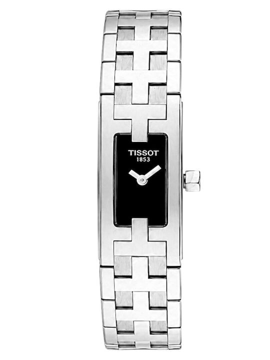 Tissot Γυναικείο Ρολόι 14.5mm Μπαταρίας με Ασημί Μεταλλικό Μπρασελέ