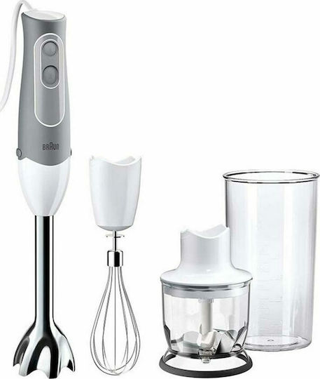 Braun MultiQuick 5 Omelette Ραβδομπλέντερ με Ανοξείδωτη Ράβδο 600W Γκρι