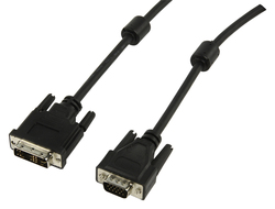 CABLE-195/1.8 1.8m DVI-A male to VGA male Cable Black (CABLE-195/1.8 CABLE-195-1.8)