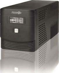 Power On VLD-1200 UPS Line-Interactive 1200VA 600W with 4 Schuko Power Plugs