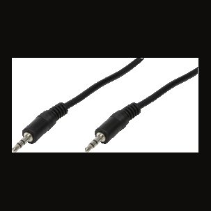 LogiLink 3.5mm male - 3.5mm male Cable Black 5m (CA1052)