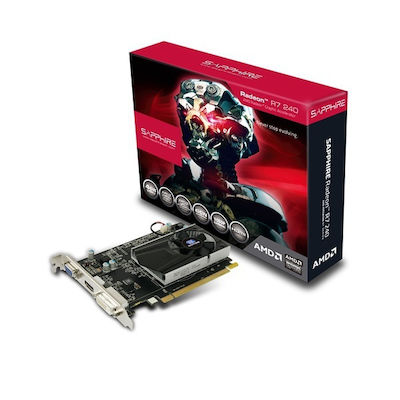 Sapphire Radeon R7 240 4GB GDDR3 Boost Κάρτα Γραφικών PCI-E x16 3.0 με HDMI