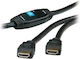Roline Cable HDMI male - HDMI male 30m Μαύρο
