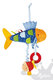 Sigikid Pendant Toy for Cot with Teether Experiencing and Disscovering · Fish for 6++ Months