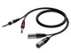 Procab Audio Cable 2x XLR male - 2x 6.3mm male 3m (CAB708/3)
