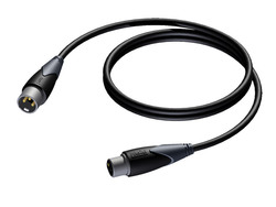 Procab CLA901/10 Kabel XLR-Stecker - XLR-Buchse Schwarz 10m (CLA901/10)