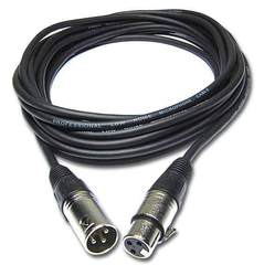 Audiophony CM/XFXM-1.5 Kabel XLR-Stecker - XLR-Buchse Schwarz 1.5m (7947)