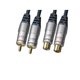 Clicktronic Cable RCA male - RCA female 1.5m 52138