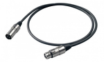 Proel BULK250LU3 XLR male to XLR female 3m Cable (BULK250LU3)