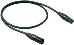 Proel Microphone Cable XLR male - XLR female 2m (CHL250LU2)