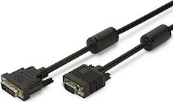 Digitus AK-320300-020-S 2m DVI-I male to VGA male Cable Black (AK-320300-020-S)