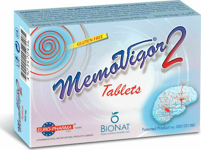 Bionat Memovigor 2 900mg Supplement for Memory 20 tabs