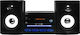 Аудиосистема 2 CR 1117 CR1117 10W с CD / Цифрови медии Player Черен
