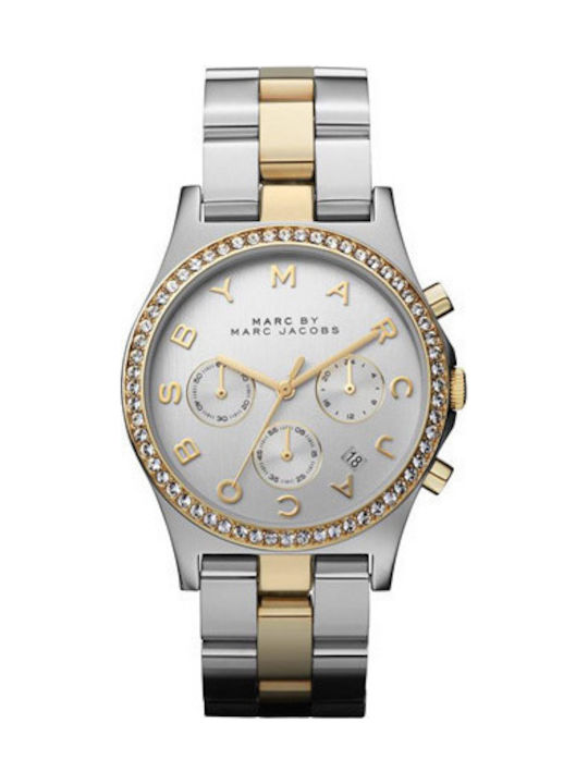 Marc Jacobs Metallic Silver Bracelet Watch Marc Jacobs Vic Silver Dial Silver Steel Strap Watch for Women main image 4