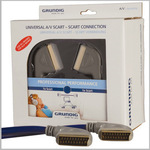 Grundig Cablu Scart de sex masculin - Scart de sex masculin 1.5m Negru 42166474