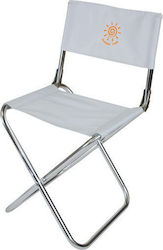 Unigreen Stuhl Strand Aluminium Weiß