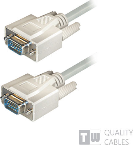 TrustWire Cablu VGA - VGA Alb 3m (16022)
