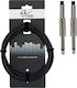 Alpha Audio 190.000 Kabel 6,3mm Stecker - 6,3mm Stecker 3m Schwarz (190.000)