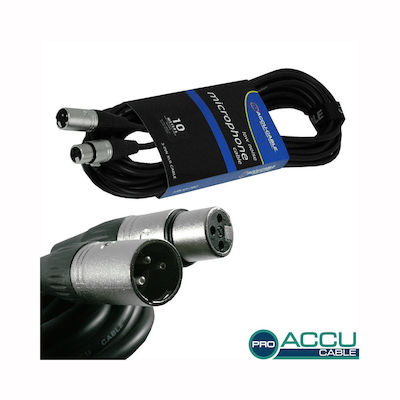 Accu-Cable XLR male to XLR female 10m Cable (AC-PRO-XMXF/10)